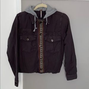 Free People hooded jacket